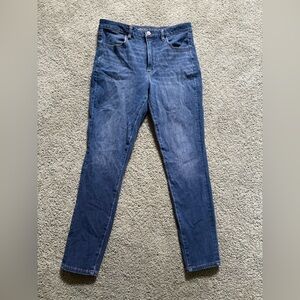 American Eagle Super High Rise Jegging Womens Size 12 Dream Stretch Denim